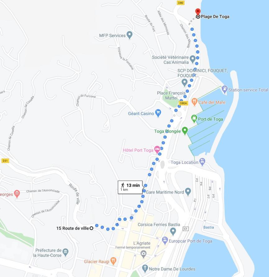 Charmant Petit Studio En Centre Ville Bastia  Ngoại thất bức ảnh
